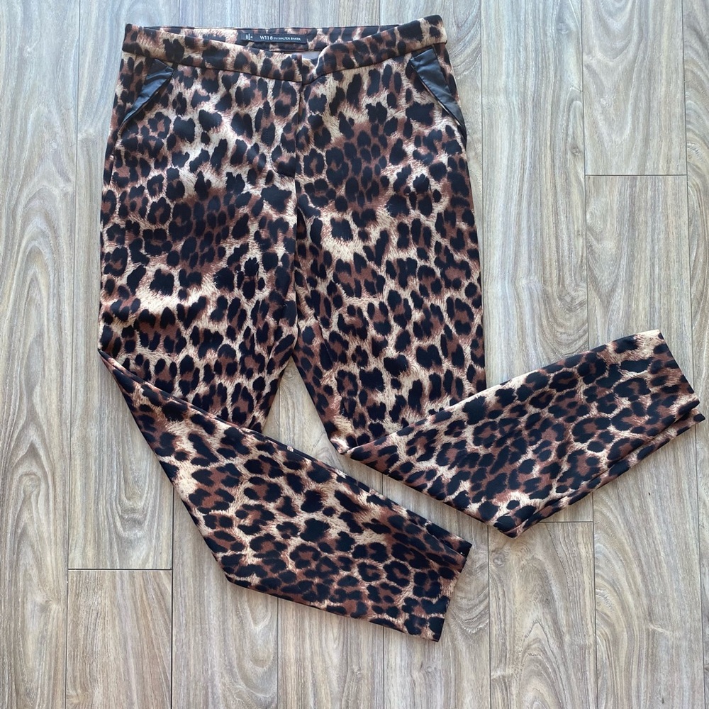 Leopard Carot Pants: W118 by Walter Baker